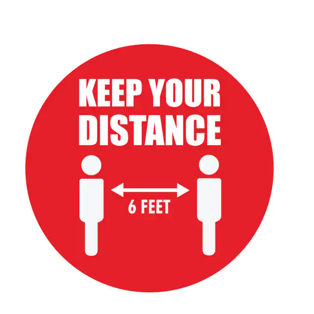 3M 3662-10 KEEP DISTANCE